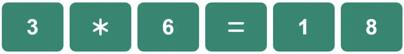 Daily Mini Bi-Nerdle Answer 2 - 25th September 2022