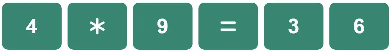 Daily Mini Bi-Nerdle Answer 2 - 27th September 2022