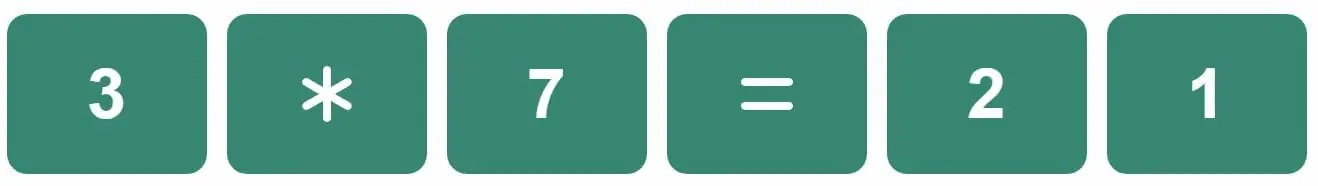 Daily Mini Bi-Nerdle Answer 2 - 30th September 2022
