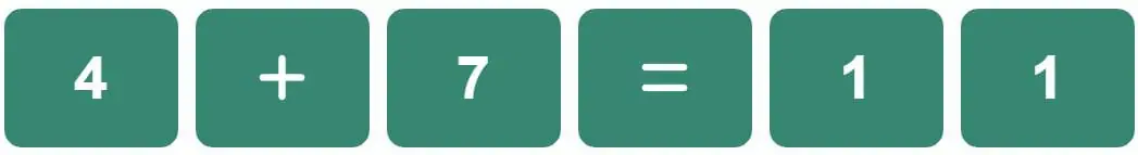 Daily Mini Bi-Nerdle Answer 2 - 8th September 2022