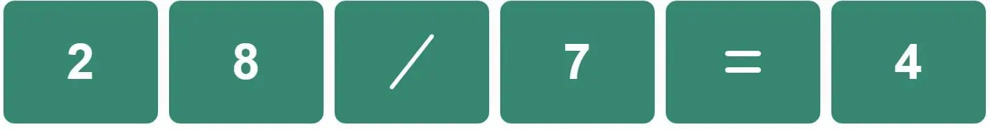 Daily Mini Nerdle 228 Answer - 4th September 2022