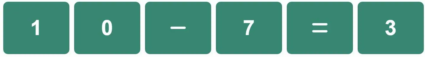 Daily Mini Nerdle 237 Answer - 13th September 2022