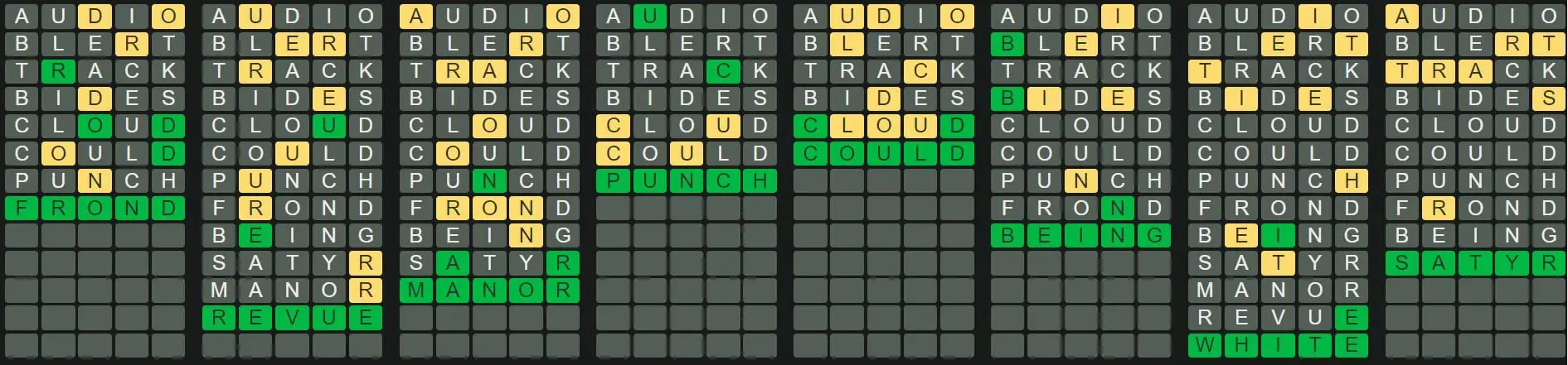 Daily Octordle 233 Answer - September 14th 2022