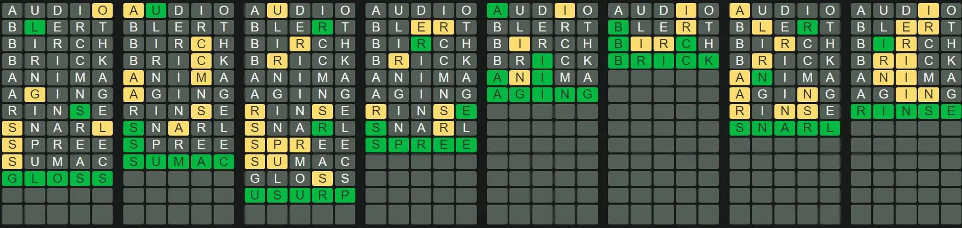 Daily Octordle 235 Answer - September 16th 2022