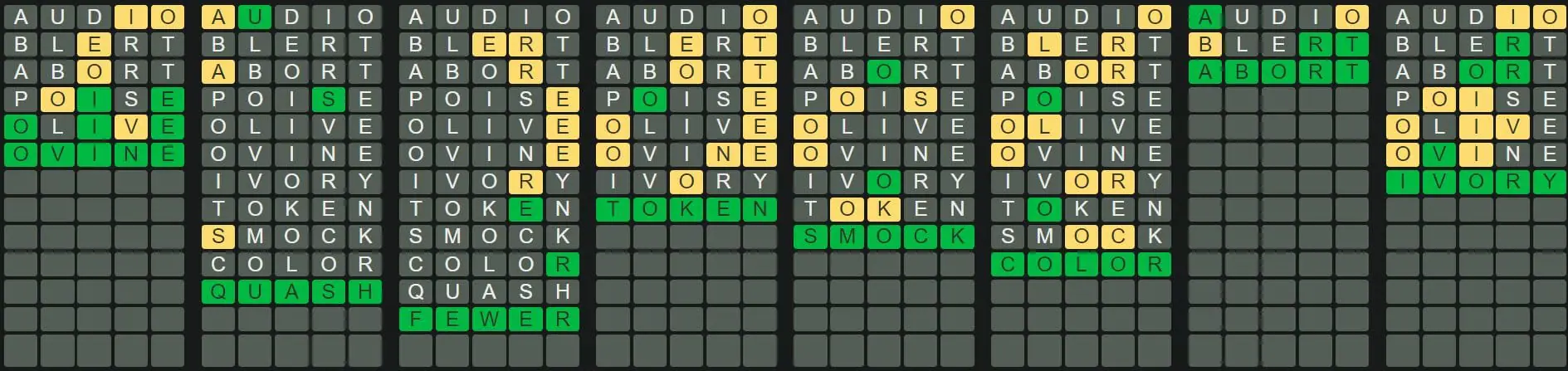 Daily Octordle 246 Answer - September 27th 2022