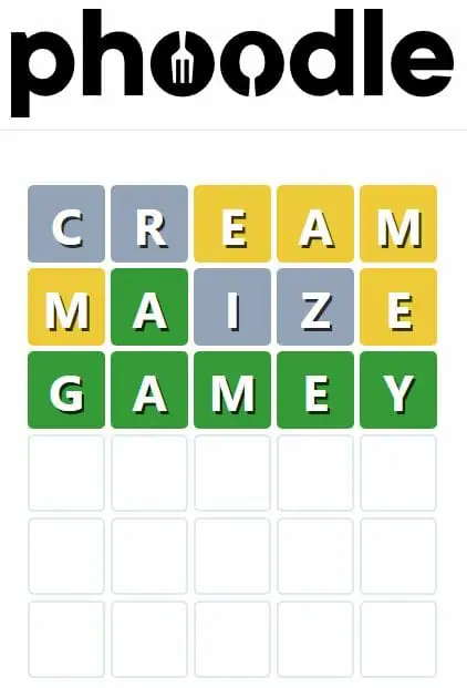 Daily Phoodle Answer 137 - 22nd September 2022