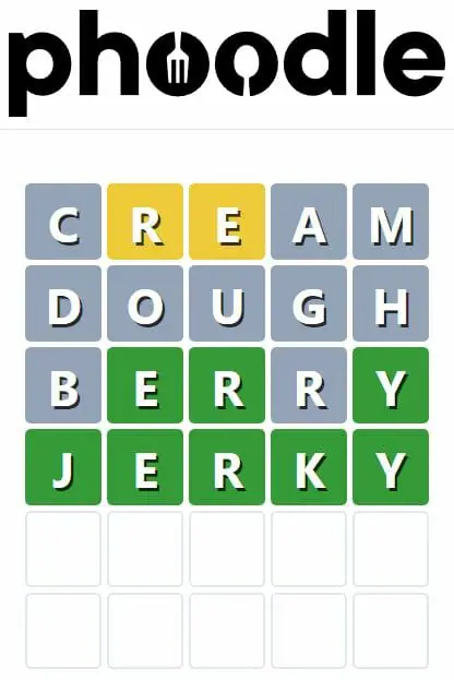Daily Phoodle Answer 138 - 23rd September 2022