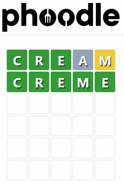Daily Phoodle Answer 140 - 25th September 2022