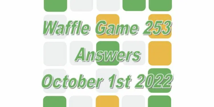 Daily Waffle - October 1st 2022