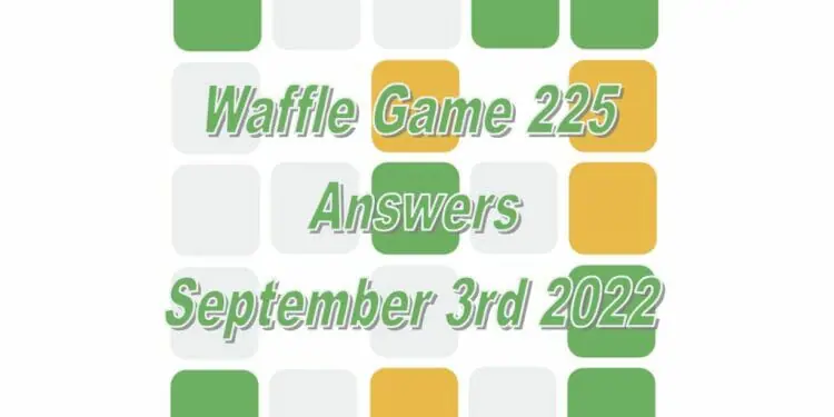 Daily Waffle - September 3rd 2022