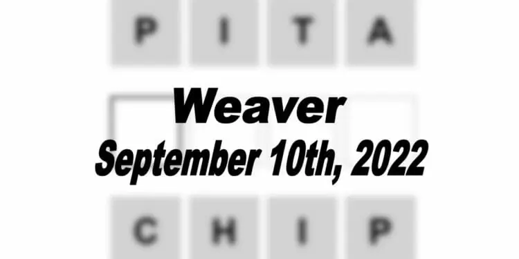 Daily Weaver - 10th September 2022