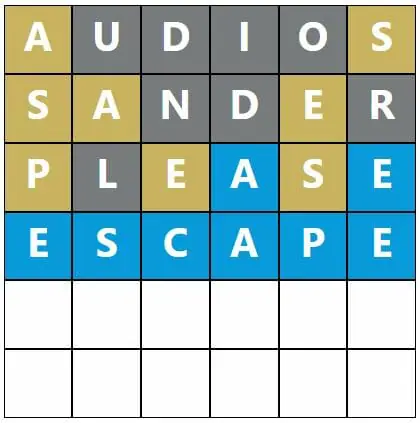 Daily Word Hurdle #457 Afternoon Answer - 3rd September 2022