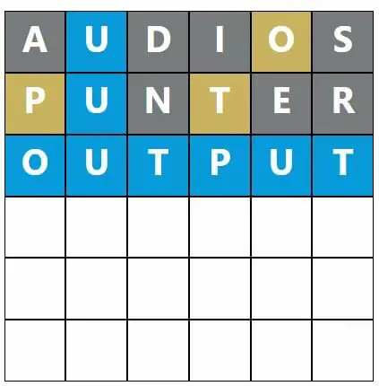 Daily Word Hurdle #457 Morning Answer - 4th September 2022