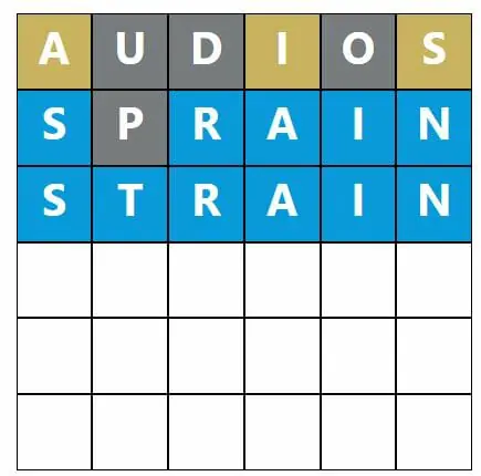 Daily Word Hurdle #460 Afternoon Answer - 5th September 2022