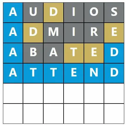 Daily Word Hurdle #463 Morning Answer - 7th September 2022
