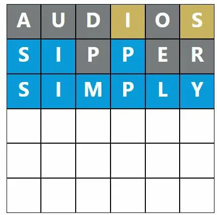 Daily Word Hurdle #466 Afternoon Answer - 8th September 2022