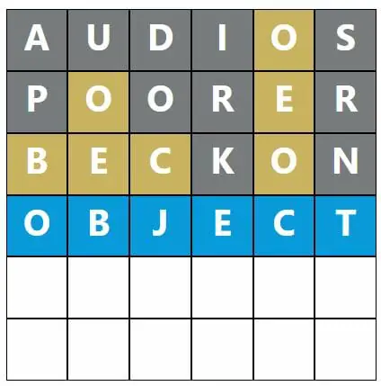 Daily Word Hurdle #474 Afternoon Answer - 12th September 2022