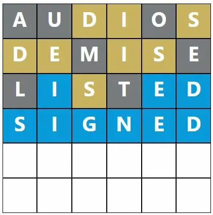 Daily Word Hurdle #479 Morning Answer - 15th September 2022