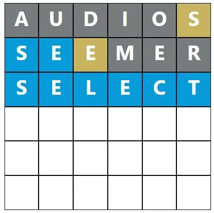 Daily Word Hurdle #484 Afternoon Answer - 17th September 2022