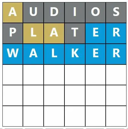 Daily Word Hurdle #488 Afternoon Answer - 19th September 2022
