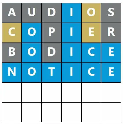 Daily Word Hurdle #499 Morning Answer - 25th September 2022