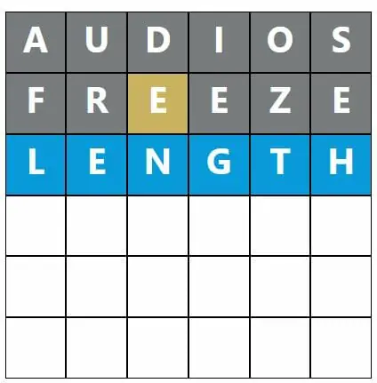 Daily Word Hurdle #502 Afternoon Answer - 26th September 2022