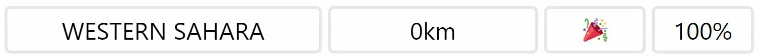 Daily Worldle Country 240 Answer - September 18th 2022