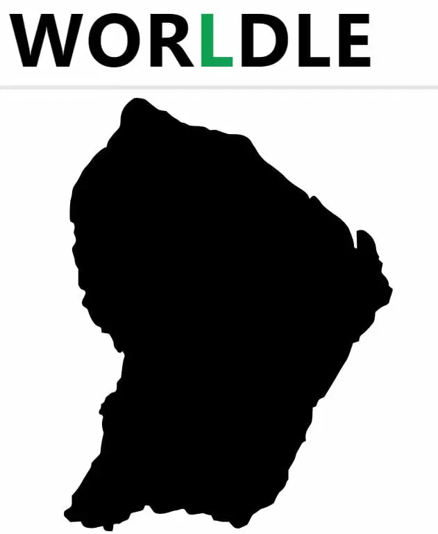 Daily Worldle Country 247 - September 25th 2022
