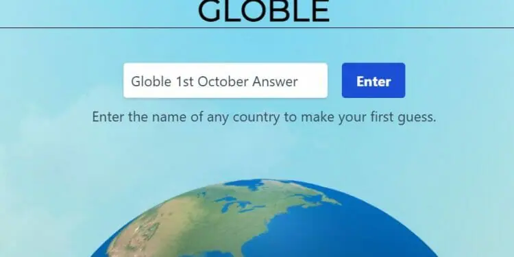 Globle 1 October Answer and Hints Today