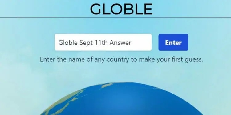 Globle 11 September Answer and Hints Today