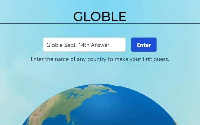 Globle 14 September Answer and Hints Today