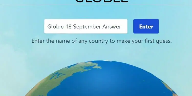 Globle 18 September Answer and Hints Today
