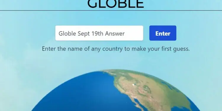 Globle 19 September Answer and Hints Today