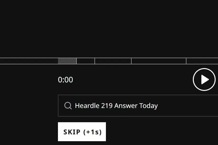Heardle 1 October Answer and Hints Today 219