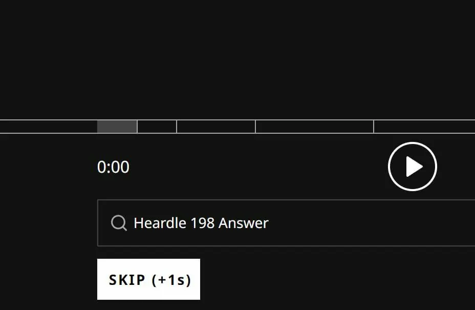 Heardle 10 September Answer Today 198