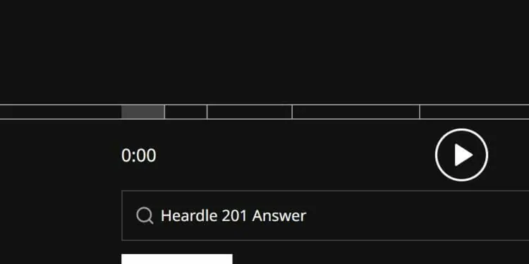 Heardle 13 September Answer and Hints Today 201