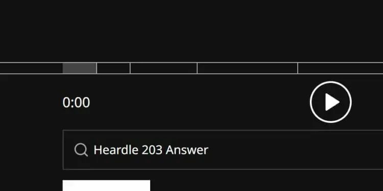 Heardle 15 September Answer Hints Today 203