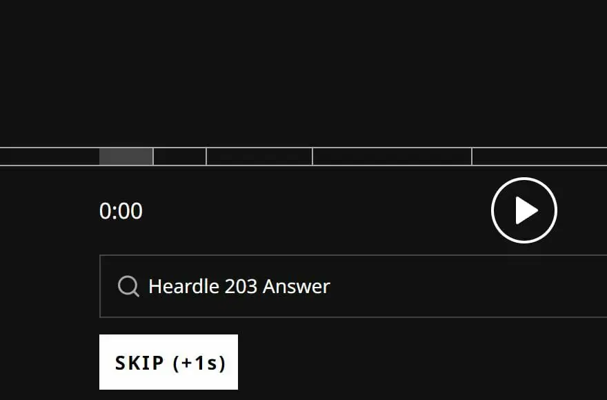 Heardle 15 September Answer Hints Today 203