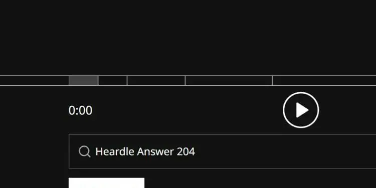 Heardle 16 September Answer and Hints Today 204