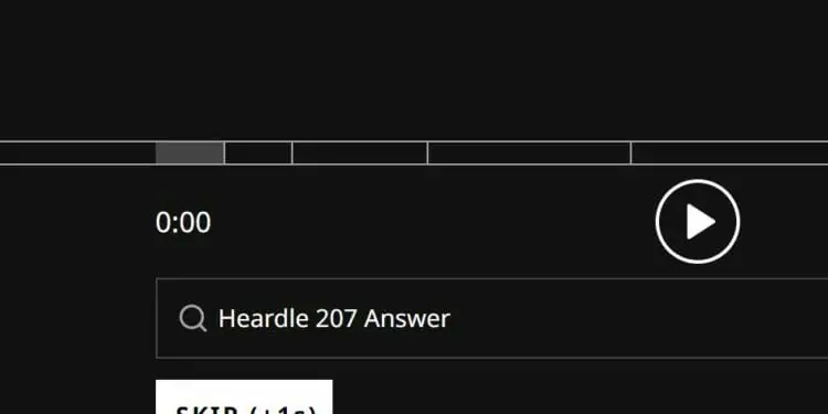 Heardle 19 September Answer and Hints Today 207