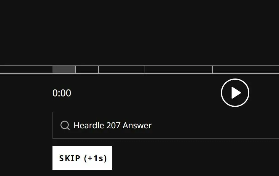 Heardle 19 September Answer and Hints Today 207