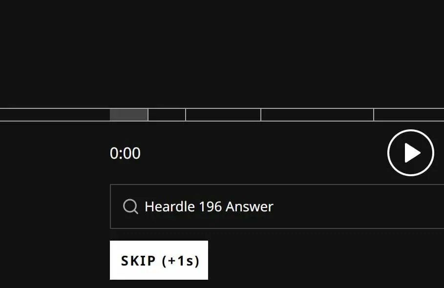 Heardle 196 Answer Today September 8