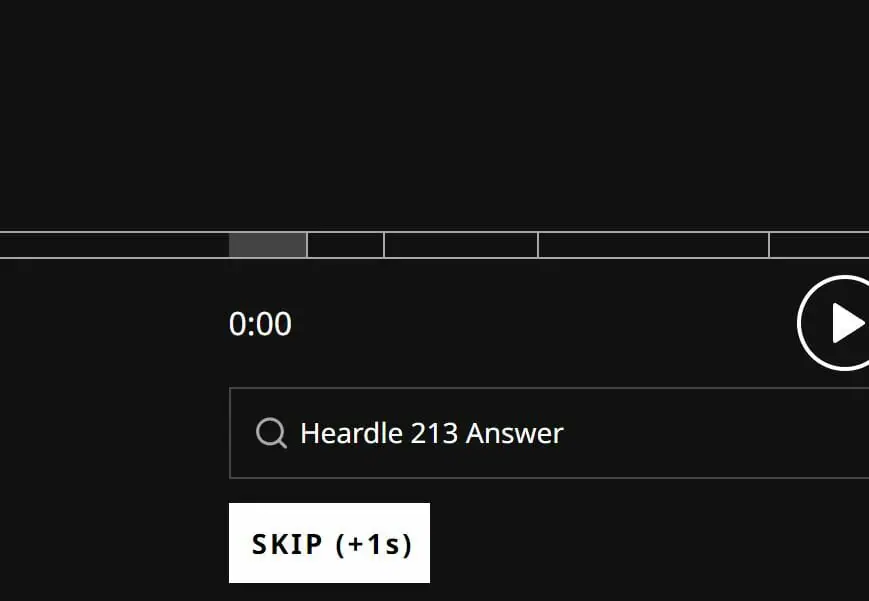 Heardle 25 September Answer and Hints Today 213