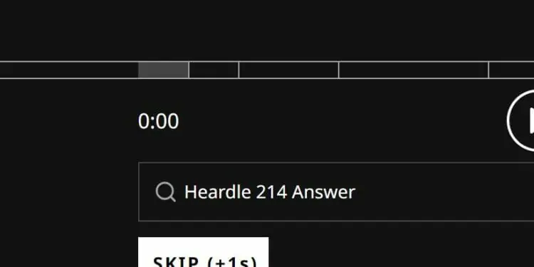 Heardle 26 September Answer and Hints Today