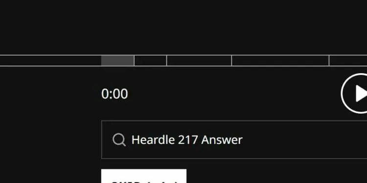 Heardle 29 September Answer and Hints Today 217