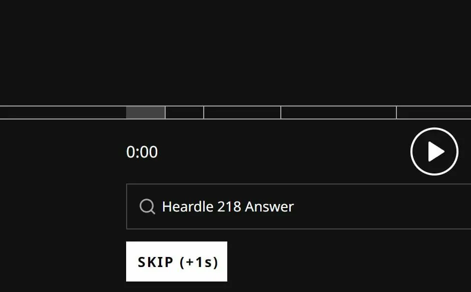 Heardle 30 September Answer and Hints Today 218