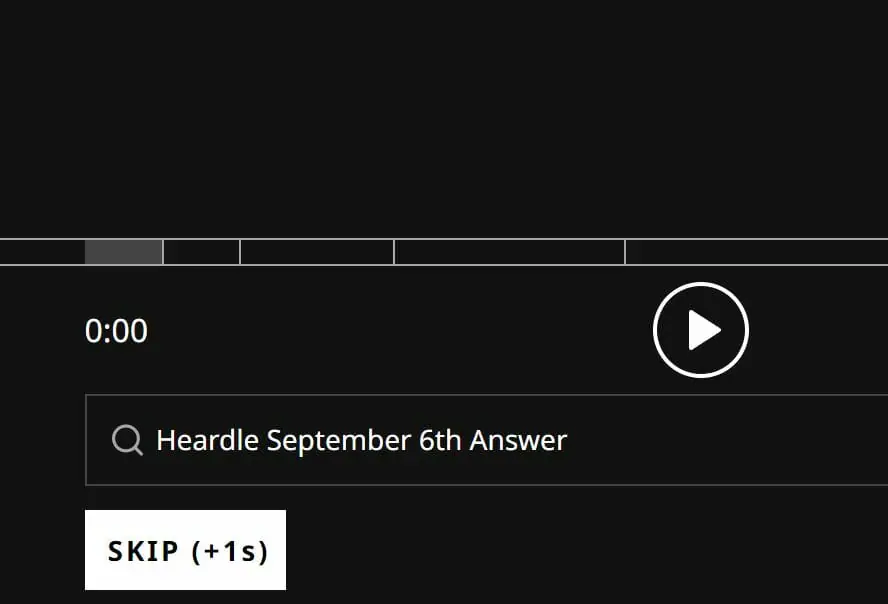 Heardle 6 September Answer Today 194