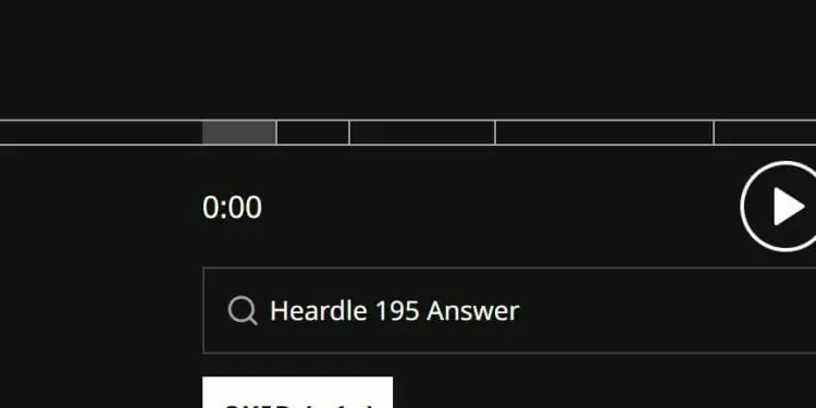 Heardle 7 September Answer Hints 195