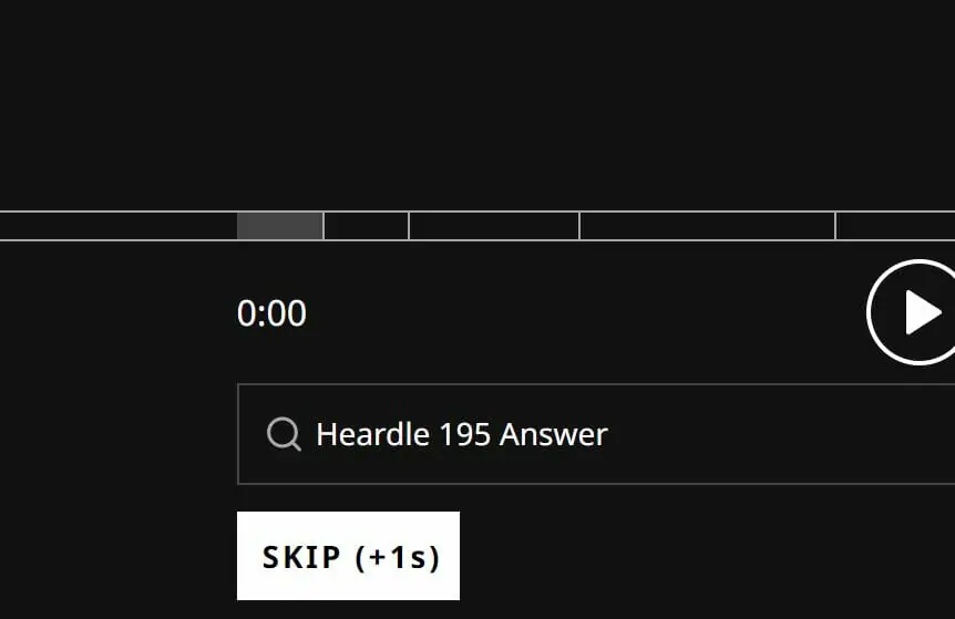 Heardle 7 September Answer Hints 195