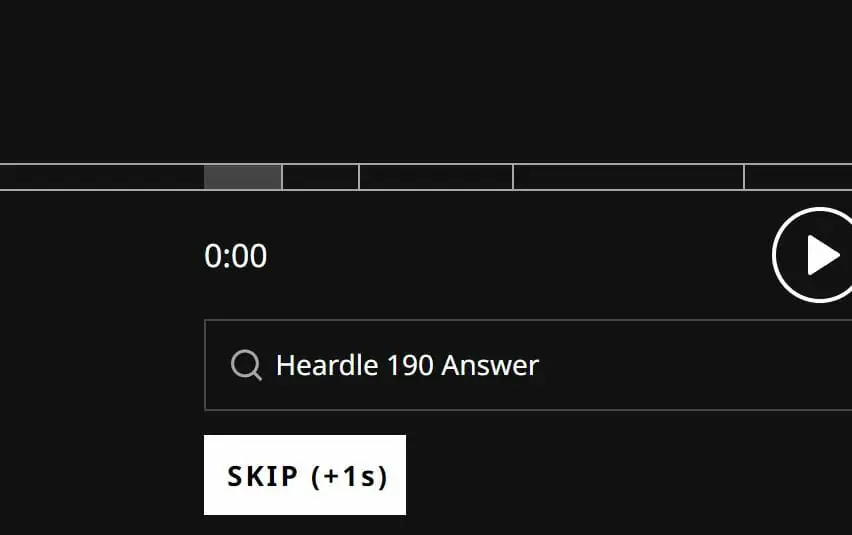 Heardle September 2 2022 Answer Today 190
